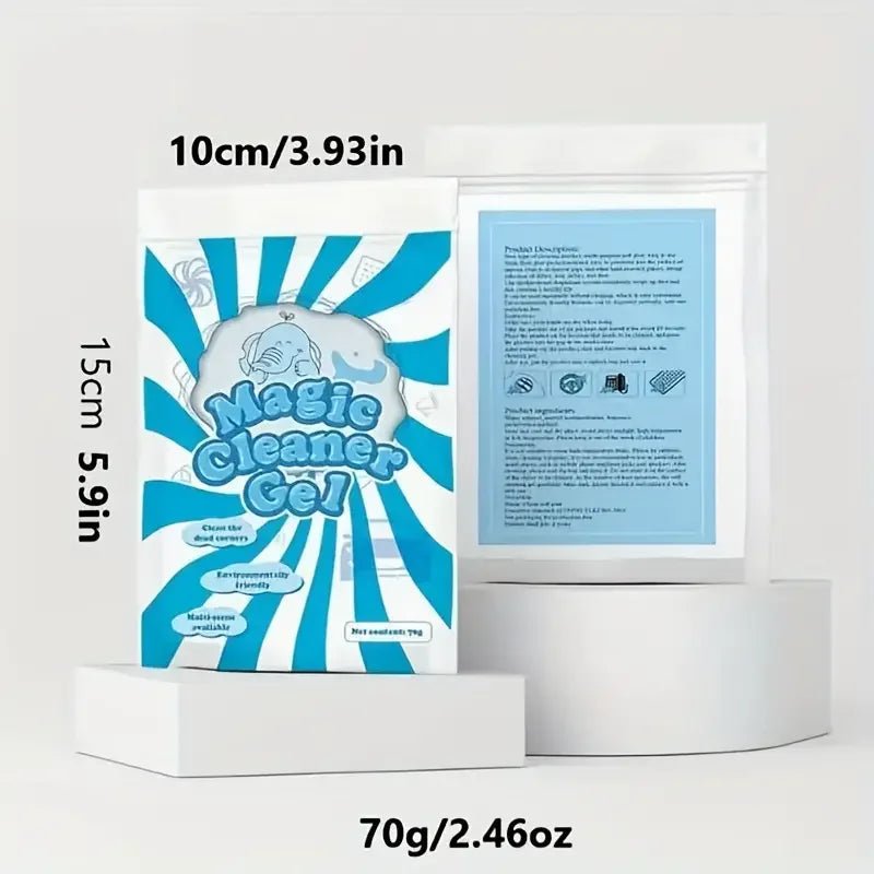 Car Cleaning Gel Slime – 70g Interior Dust & Dirt Remover for Air Vents, Dashboard & Electronics - Sellaxy