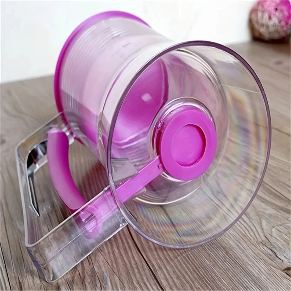 900ml Batter Dispenser with Trigger Handle – Measuring Cup Funnel for Pancakes, Cupcakes & Baking - Sellaxy