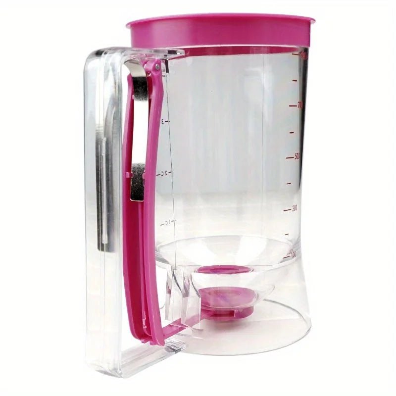 900ml Batter Dispenser with Trigger Handle – Measuring Cup Funnel for Pancakes, Cupcakes & Baking - Sellaxy