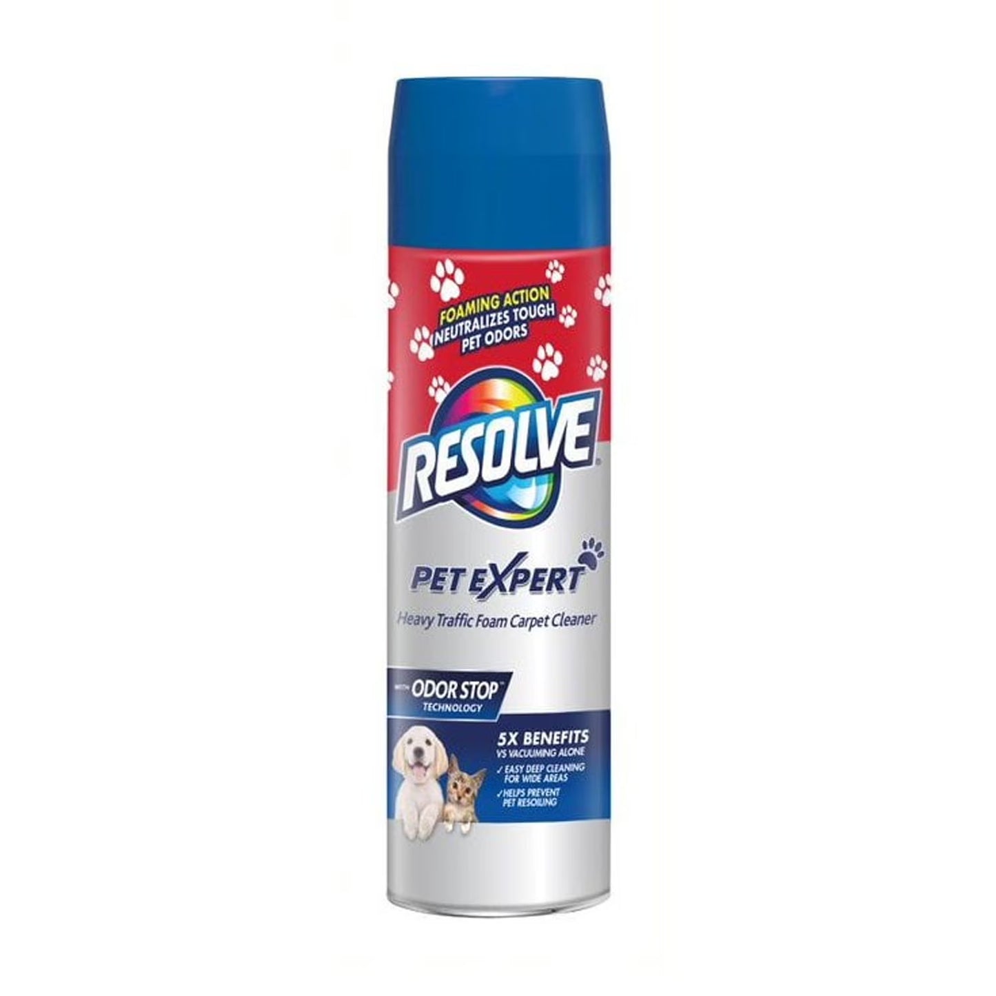 Resolve Pet Expert Foam Carpet Cleaner – Odor Stop for Pet Stains 22oz
