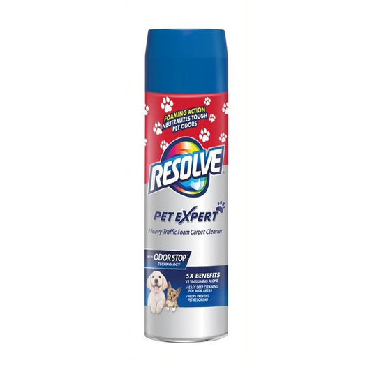 Resolve Pet Expert Foam Carpet Cleaner – Odor Stop for Pet Stains 22oz