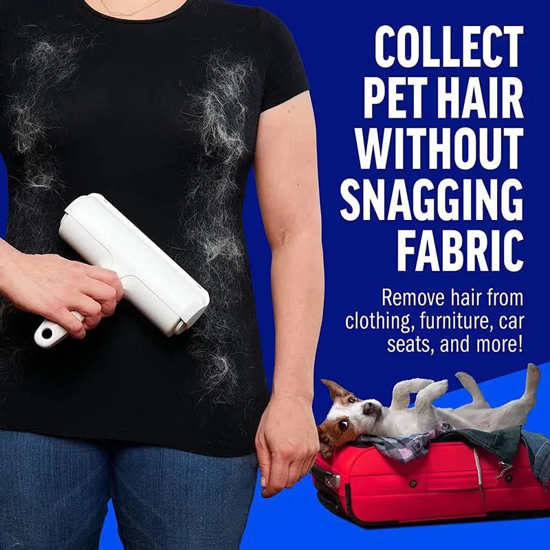 Pet Hair Remover Roller – Reusable Fur Cleaner for Dogs & Cats | No Adhesives, No Refills Needed - Sellaxy