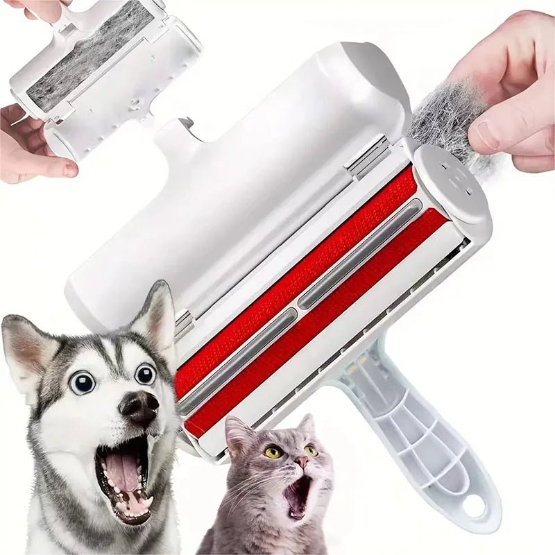 Pet Hair Remover Roller – Reusable Fur Cleaner for Dogs & Cats | No Adhesives, No Refills Needed - Sellaxy