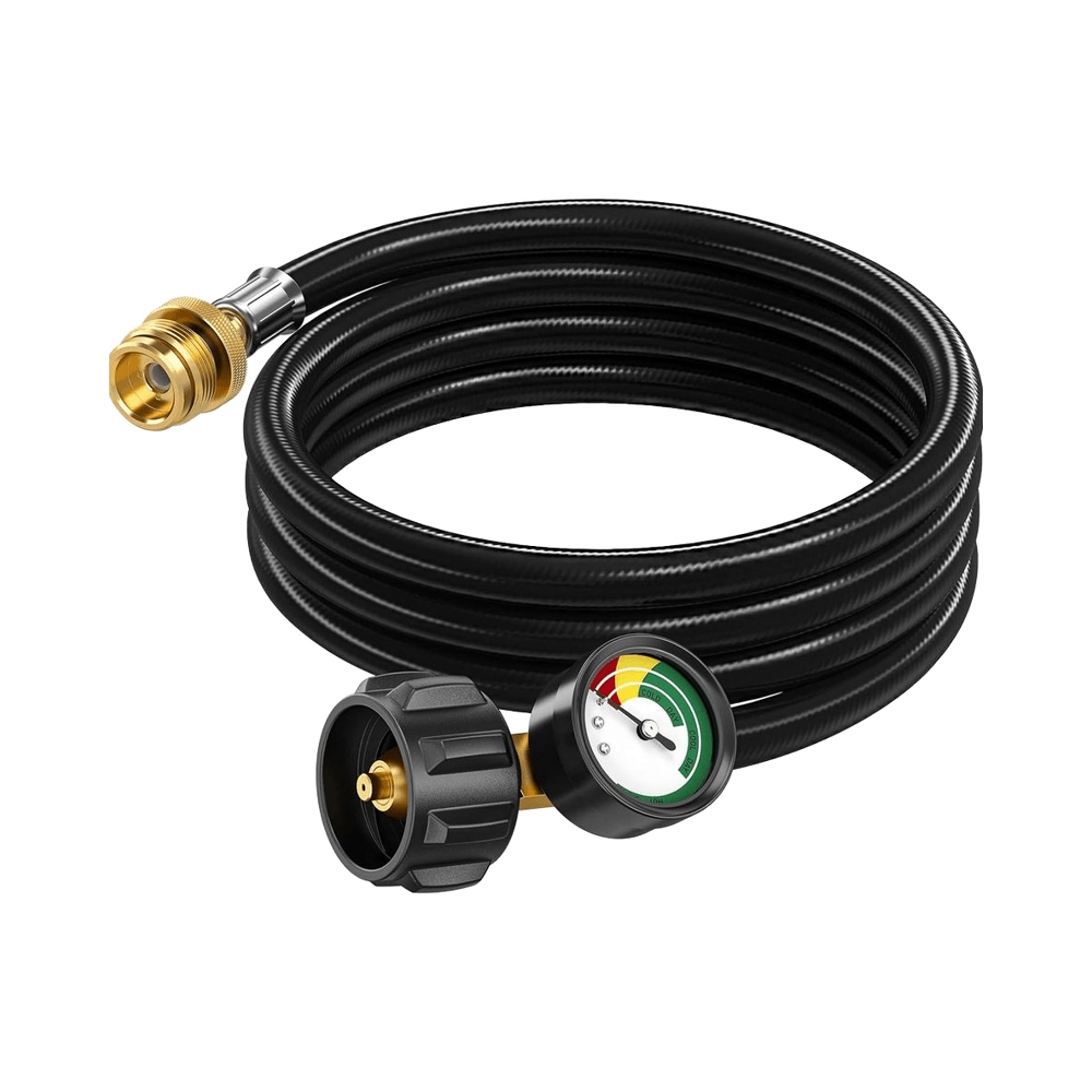 Propane Hose Adapter 1lb to 20lb – 4ft Propane Tank Hose Extension for Weber, Coleman, Blackstone Grill - Sellaxy